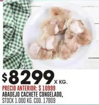 Coto ABADEJO CACHETE CONGELADO X KG oferta