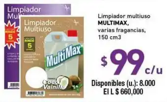 Cooperativa Obrera Multimax limpiador multiuso varias fragancias 150cm3 oferta