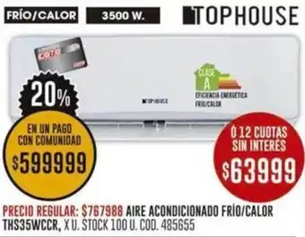 Coto AIRE ACONDICIONADO FRÍO/CALOR THS35WCCR X U oferta