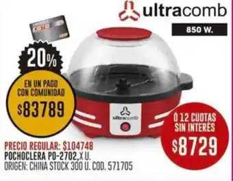 Coto POCHOCLERA PO-2702 X U oferta