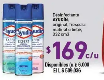 Cooperativa Obrera Ayudín desinfectante original, frescura matinal o bebe oferta