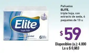 Cooperativa Obrera Elite Pañuelos triple hoja con extracto de seda oferta