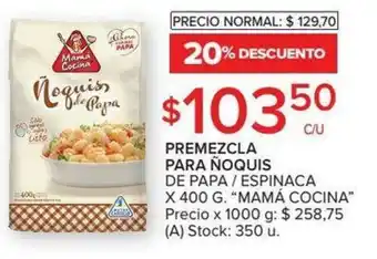 Carrefour Premezcla para Noquis De Papa/Espinaca x 400g oferta