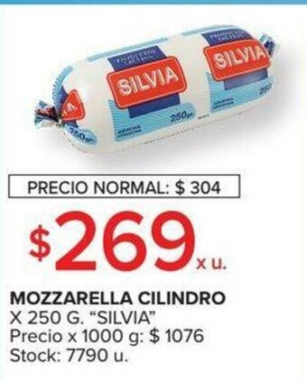 Carrefour Mozzarella Cilindro x 250g oferta