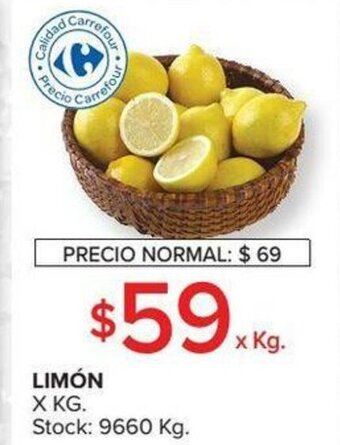 Carrefour Limón oferta