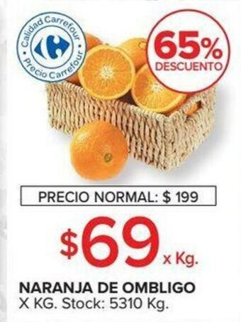 Carrefour Naranja de Ombligo oferta