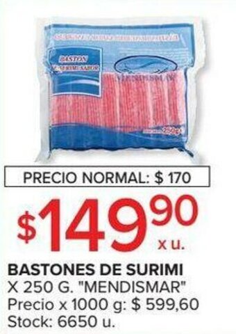 Carrefour Bastones De Surimi x 250g oferta