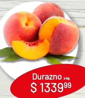 Makro Durazno x kg oferta