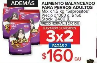 Carrefour Alimento Balanceado Para Perros Adultos Mix oferta