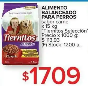 Carrefour Alimento Balanceado Para Perros sabor carne x 15kg oferta