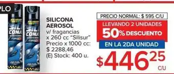 Carrefour Silicona aerosol x 260cc oferta