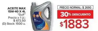 Carrefour Aceite Max 15w-40 x 4l oferta