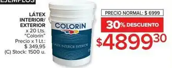 Carrefour Látex Interior/Exterior x 20lts oferta