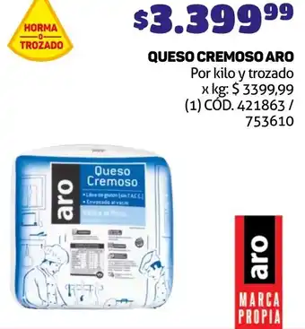 Makro QUESO CREMOSO ARO oferta