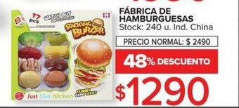Carrefour Fábrica De Hamburguesas oferta