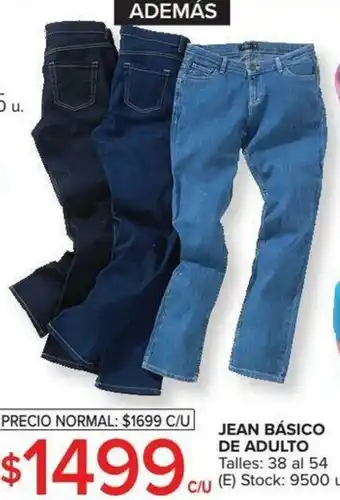 Carrefour Jean Básico De Adulto oferta