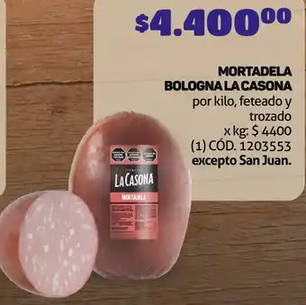 Makro MORTADELA BOLOGNA LA CASONA oferta