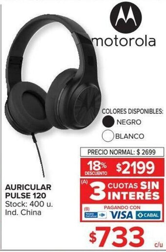 Carrefour Auricular Pulse 120 oferta