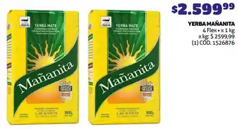Makro YERBA MAÑANITA 4 Flex x 1kg oferta