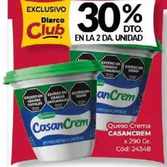 Diarco Queso Crema CASANCREM x 290gr oferta
