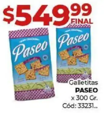 Diarco Galletitas PASEO x 300gr oferta