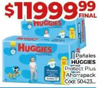 Diarco Pañales HUGGIES Protect Plus Ahorrapack oferta