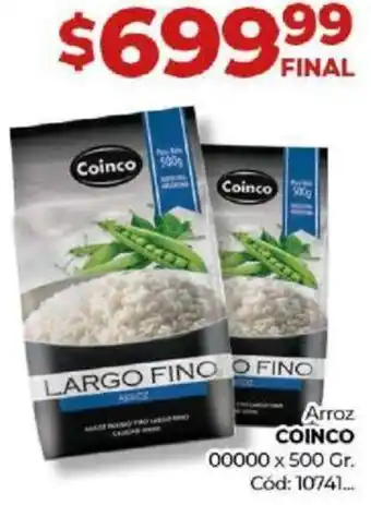 Diarco Arroz COINCO 00000 x 500gr oferta