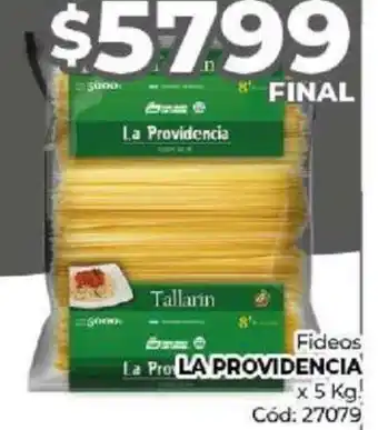 Diarco Fideos La Pro LA PROVIDENCIA x 5kg oferta