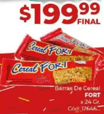 Diarco Barras De Cereal FORT x 24gr oferta