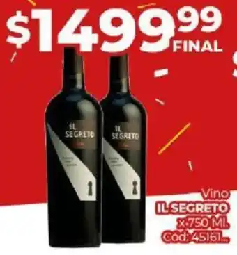 Diarco Vino IL SEGRETO X 750ml oferta