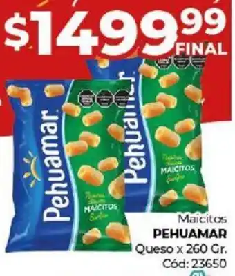 Diarco Maicitos PEHUAMAR Queso x 260gr oferta