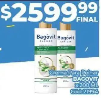 Diarco Crema Para Peinar BAGOVIT x 200 ml oferta