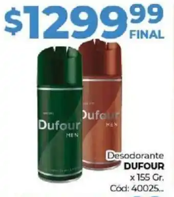 Diarco Desodorante DUFOUR x 155gr oferta