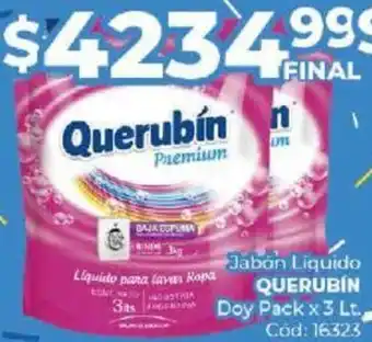 Diarco Jabon Liquido QUERUBÍN Doy Pack x 3lt oferta