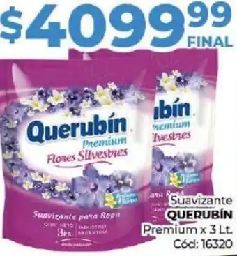Diarco Suavizante QUERUBIN Premium x 3lt oferta