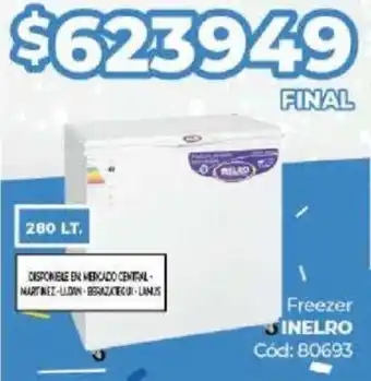 Diarco Freezer INELRO 280lt oferta