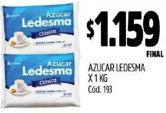 Supermercados Yaguar AZUCAR LEDESMA X 1kg oferta
