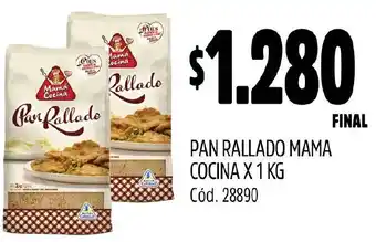 Supermercados Yaguar PAN RALLADO MAMA COCINA X 1KG oferta