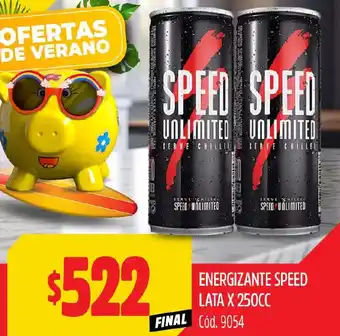 Supermercados Yaguar ENERGIZANTE SPEED LATA X 250CC oferta