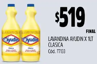 Supermercados Yaguar LAVANDINA AYUDIN X 1LT CLASICA oferta