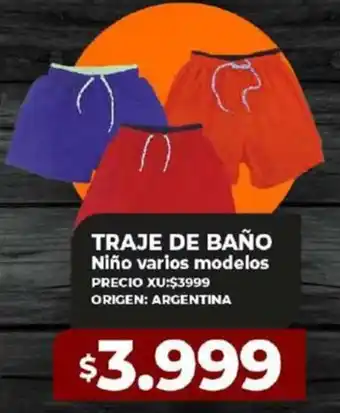 Supermayorista Vital TRAJE DE BAÑO Niño varios modelos oferta