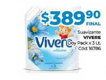 Diarco Suavizante Vivere Doy Pack x 3 lt oferta