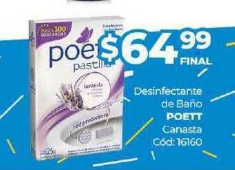 Diarco Desinfectante De Baño Poett Canasta oferta