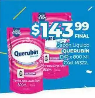 Diarco Jabón Líquido Querubín D-P x 800ml oferta