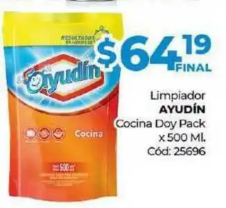 Diarco Limpiador Ayudín Cocina Doy Pack x 500ml oferta
