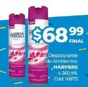 Diarco Desodorante De Ambientes Harpers x 360ml oferta