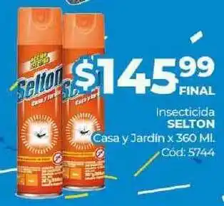 Diarco Insecticida Selton Casa Y Jardín x 360ml oferta