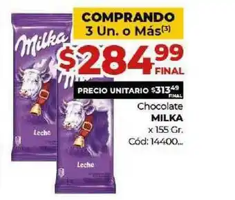Diarco Chocolate Milka x 155gr oferta