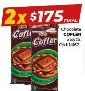 Diarco Chocolate Cofler x 55gr oferta