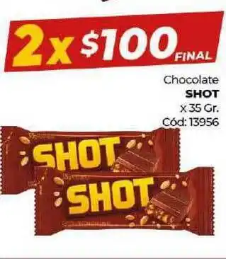 Diarco Chocolate Shot x 35gr oferta